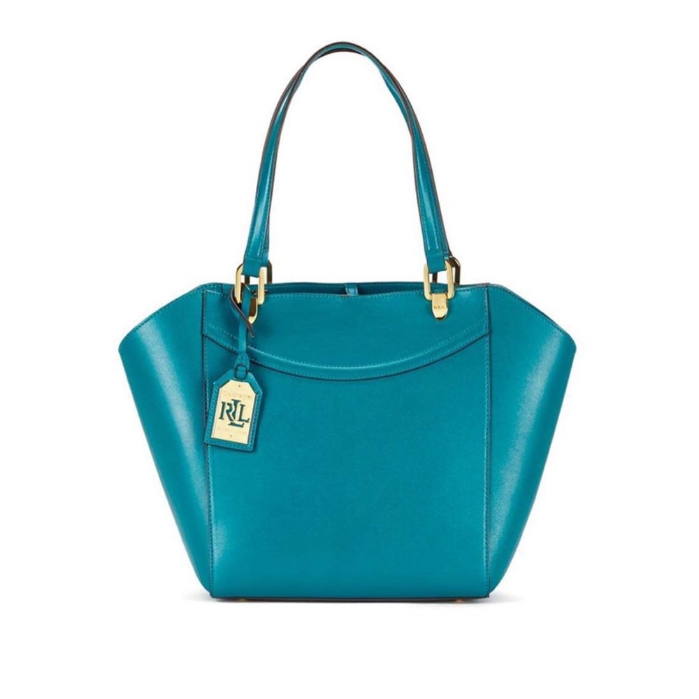 Lauren Ralph Lauren Women's Lexington Shopper Bag - Turkish Blue